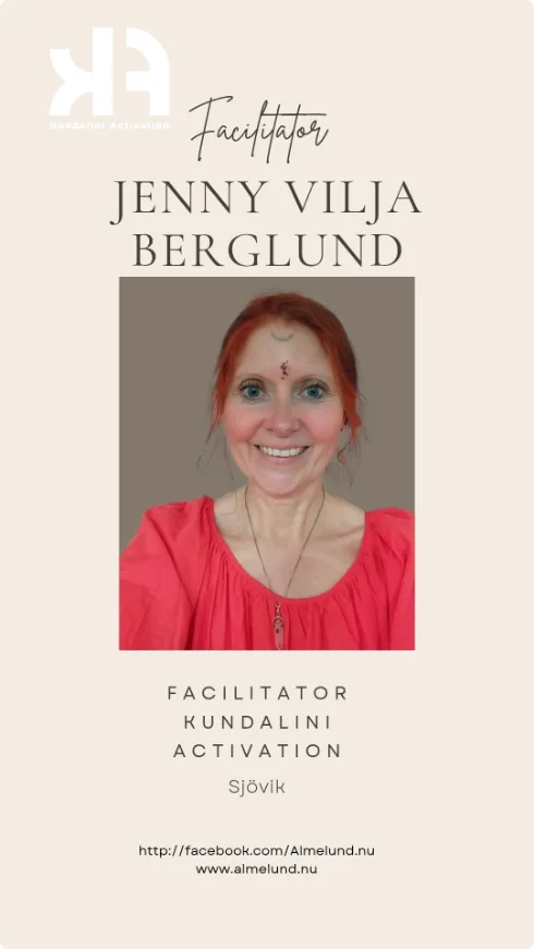 Jenny Vilja Berglund — Facilitator Kundalini Activation, Sjövik. almelund.nu