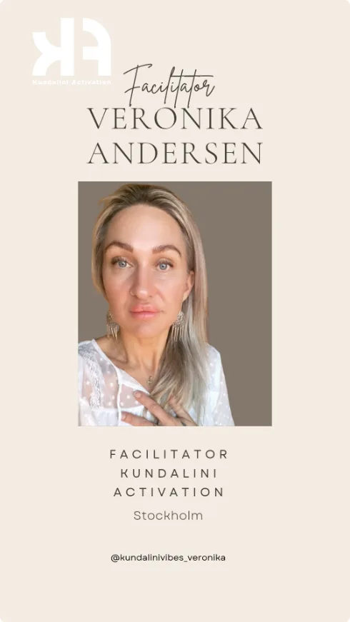 Veronika Andersen — Facilitator Kundalini Activation, Stockholm. @kundalinivibes_veronika